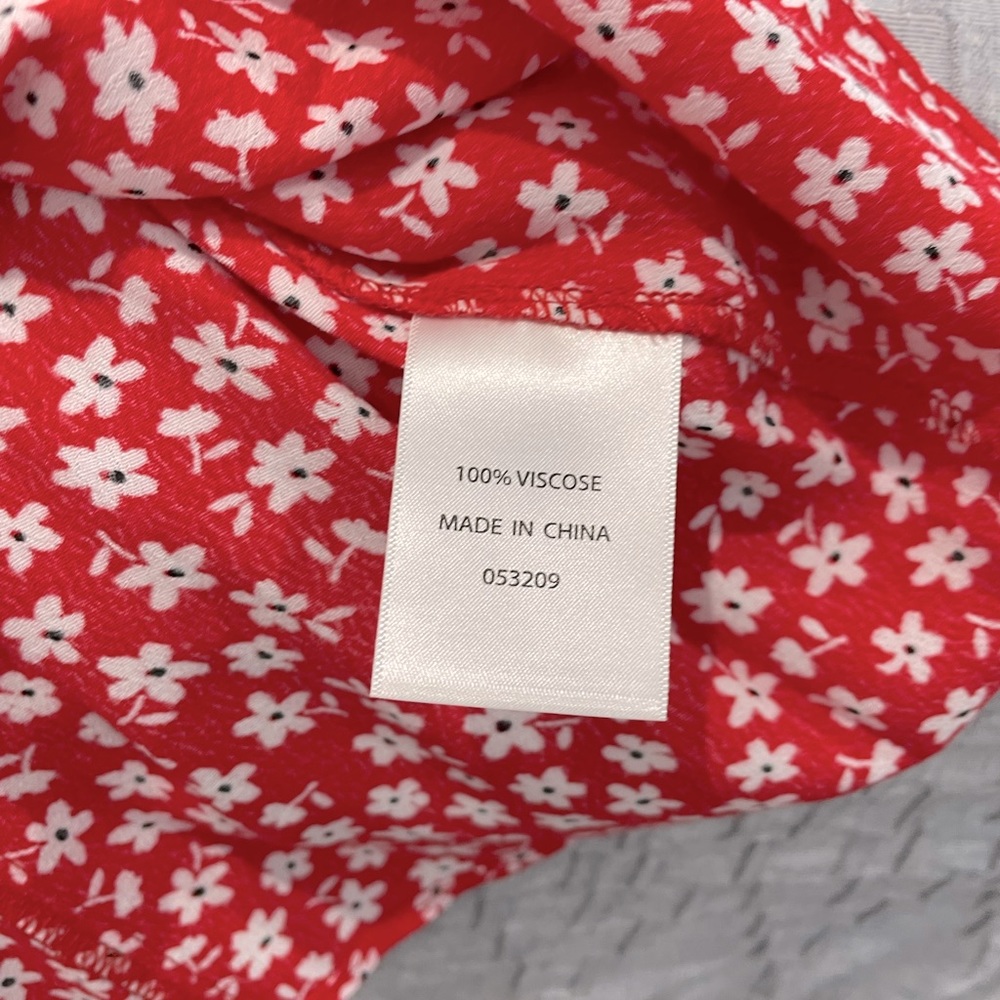 Red Floral Sportsgirl Dress ❤️ - Picture 6 of 14